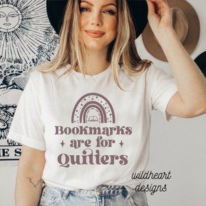 Bookmarks Are For Quitters Graphic T-shirt